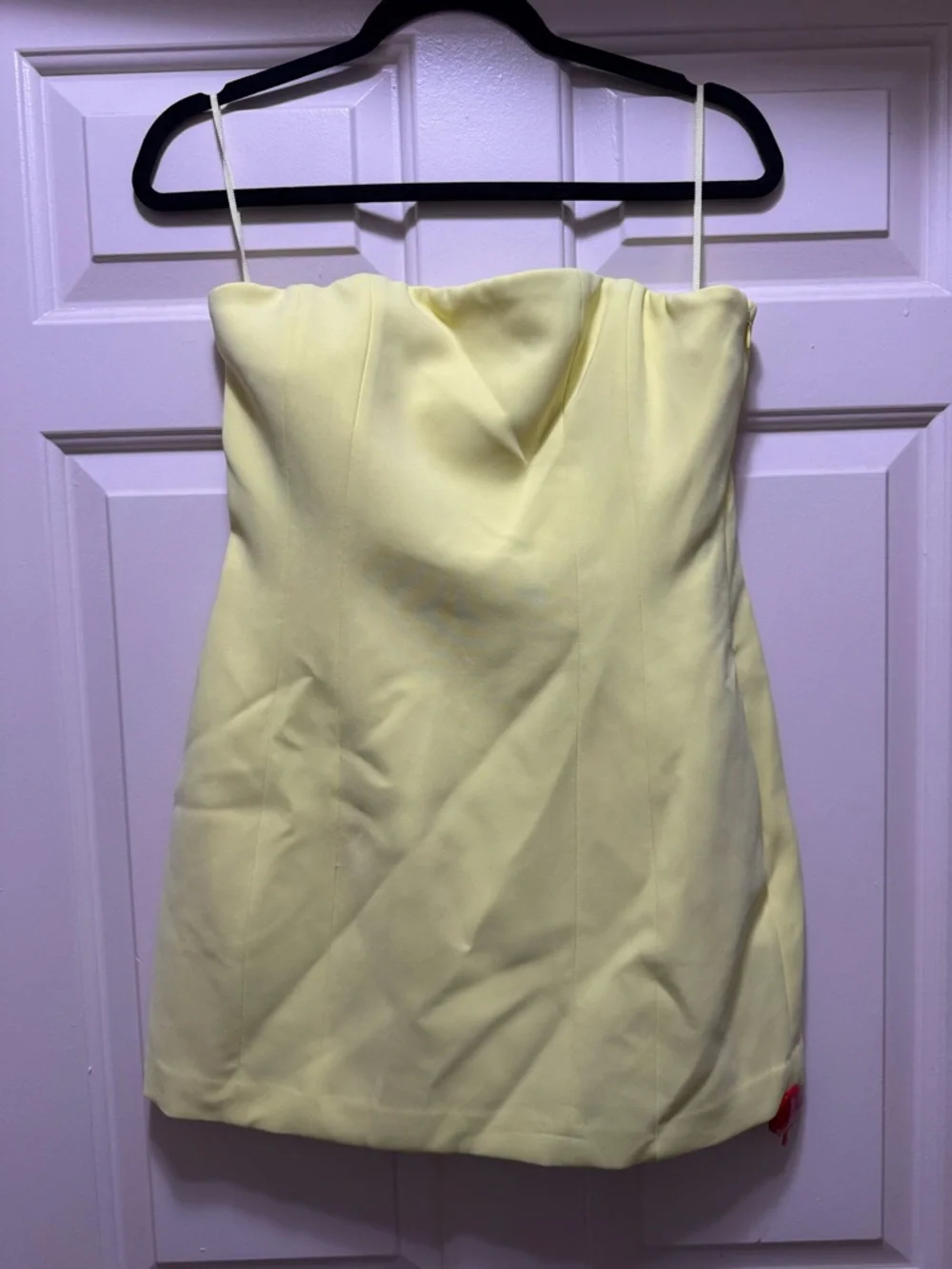 A.L.C. Strapless Elsie Mini Dress in Citrine, size 6, NWT - Picture 6 of 12